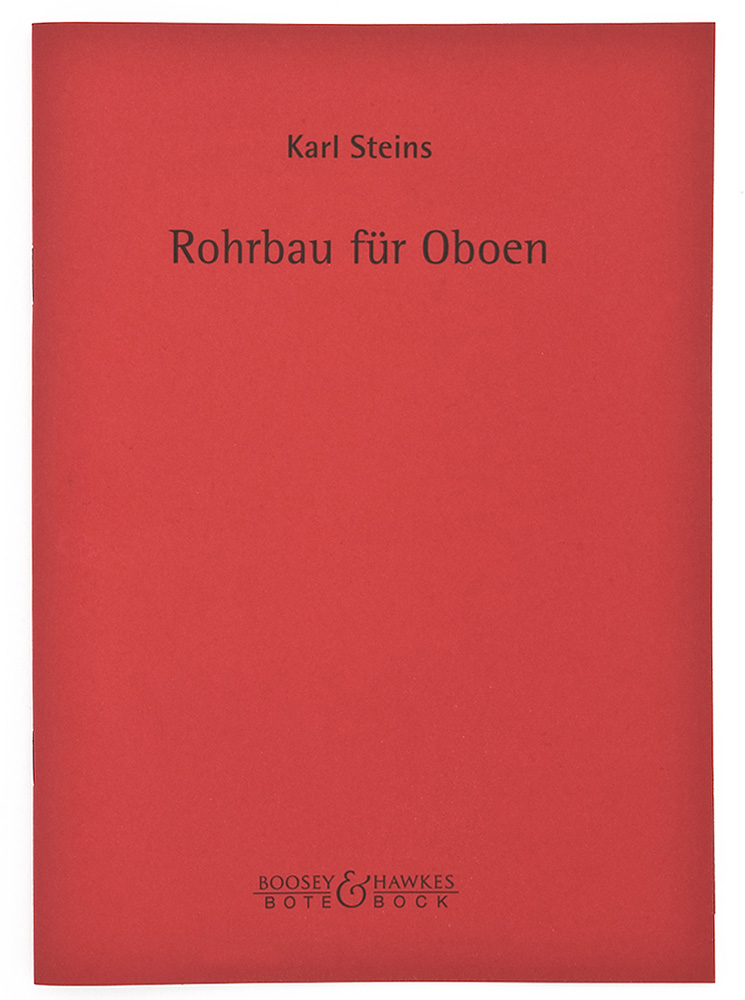 Книга "Book Rohrbau für Oboen" Karl Steins