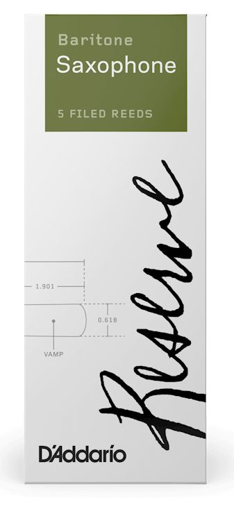 Трости для Баритон-саксофона D'Addario Reserve № 4,5 filed (5 шт.)
