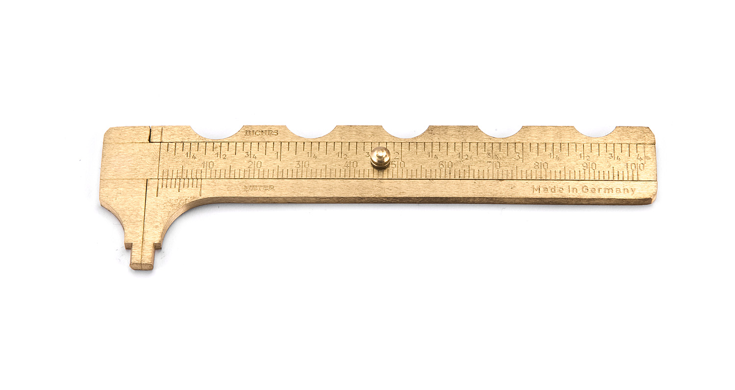 Штангенциркуль с лекалом радиуса камыша Reeds 'n Stuff