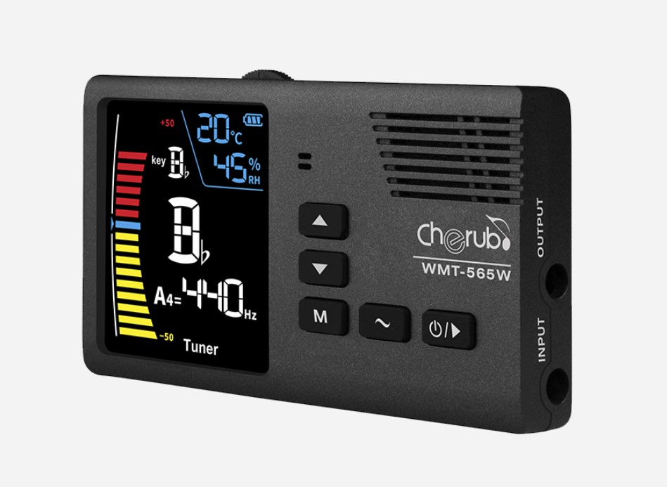 Метроном/тюнер/тон-генератор Cherub WMT-565W, для духовых инструментов