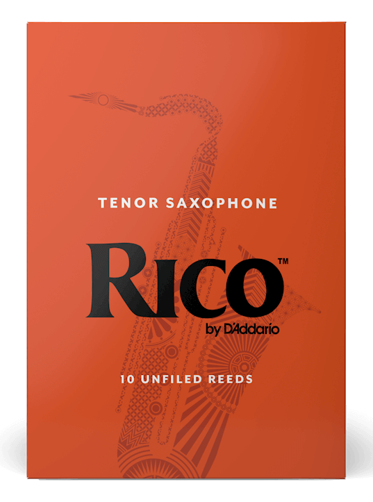 Трости для Тенор-саксофона D'Addario Rico № 3 unfiled (10 шт.)
