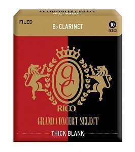 Трости для Кларнета Bb D'Addario Grand Concert Select Thick Blank № 2,5 filed (10 шт.)