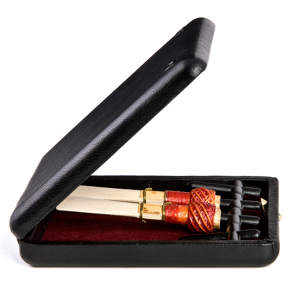 Футляр для тростей Контрафагота Reeds 'n Stuff Italian style, на 4 трости, кожа