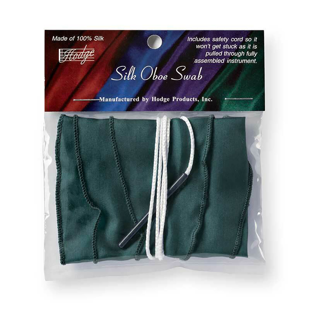 Салфетка для внутренней протирки Гобоя Hodge, шёлк, цвет зеленый