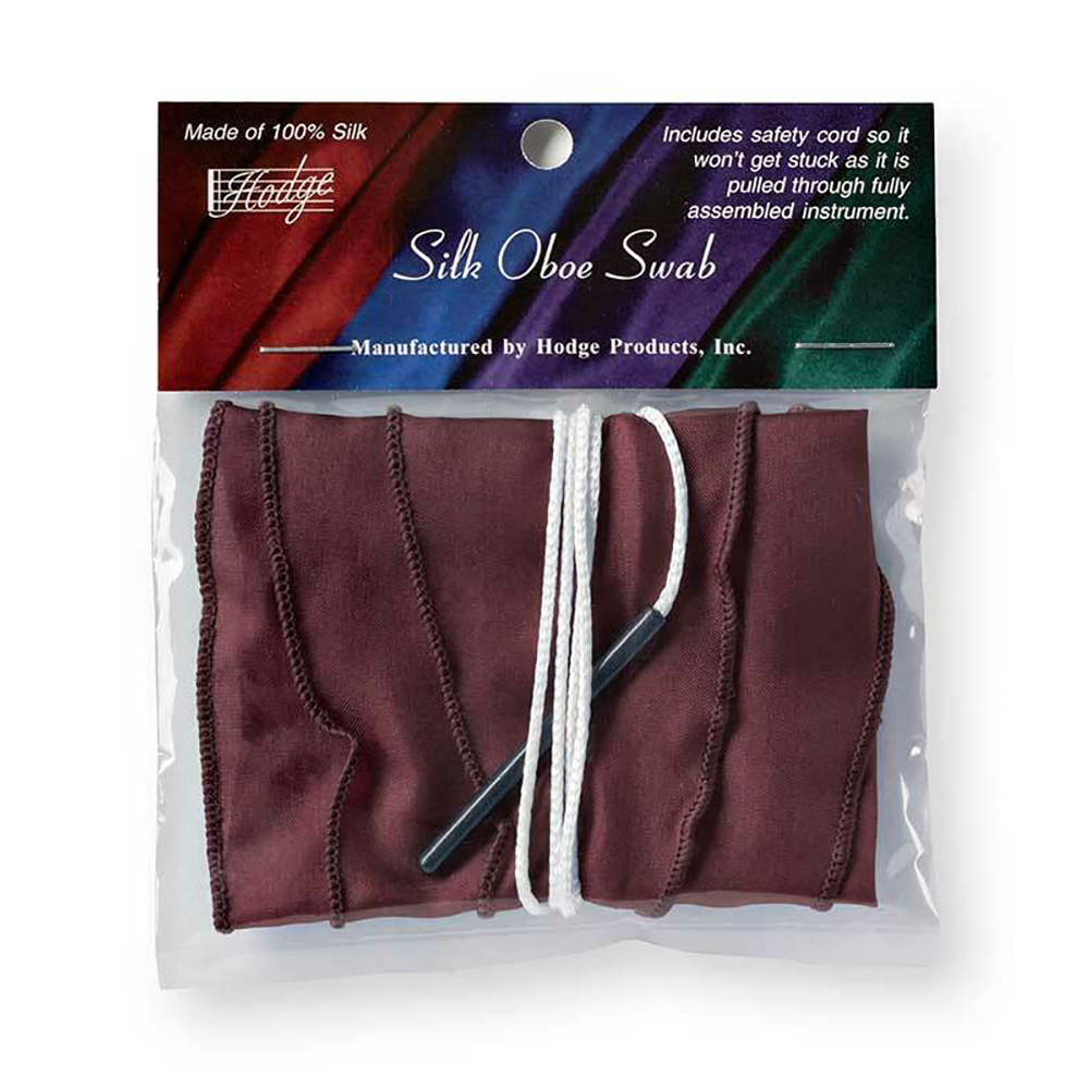 Салфетка для внутренней протирки Гобоя Hodge, шёлк, цвет бордовый