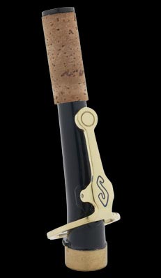 Эска для Сопрано-саксофона Selmer Series III NO GO, изогнутая, черный лак, механика - золотой лак