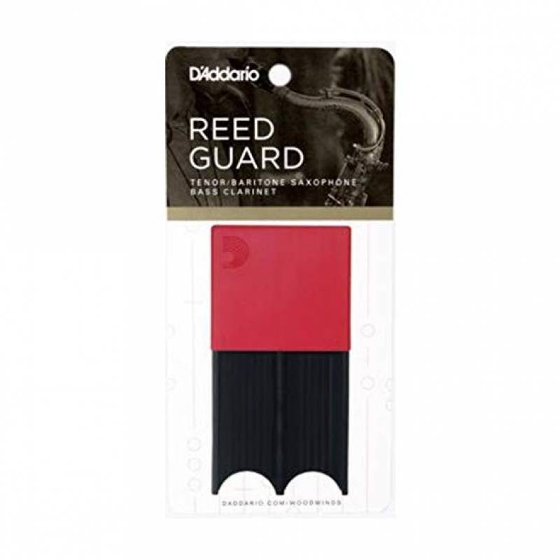 Футляр для тростей Бас-кларнета, Тенор- и Баритон-саксофона D'Addario Reed Guard, большой, красный