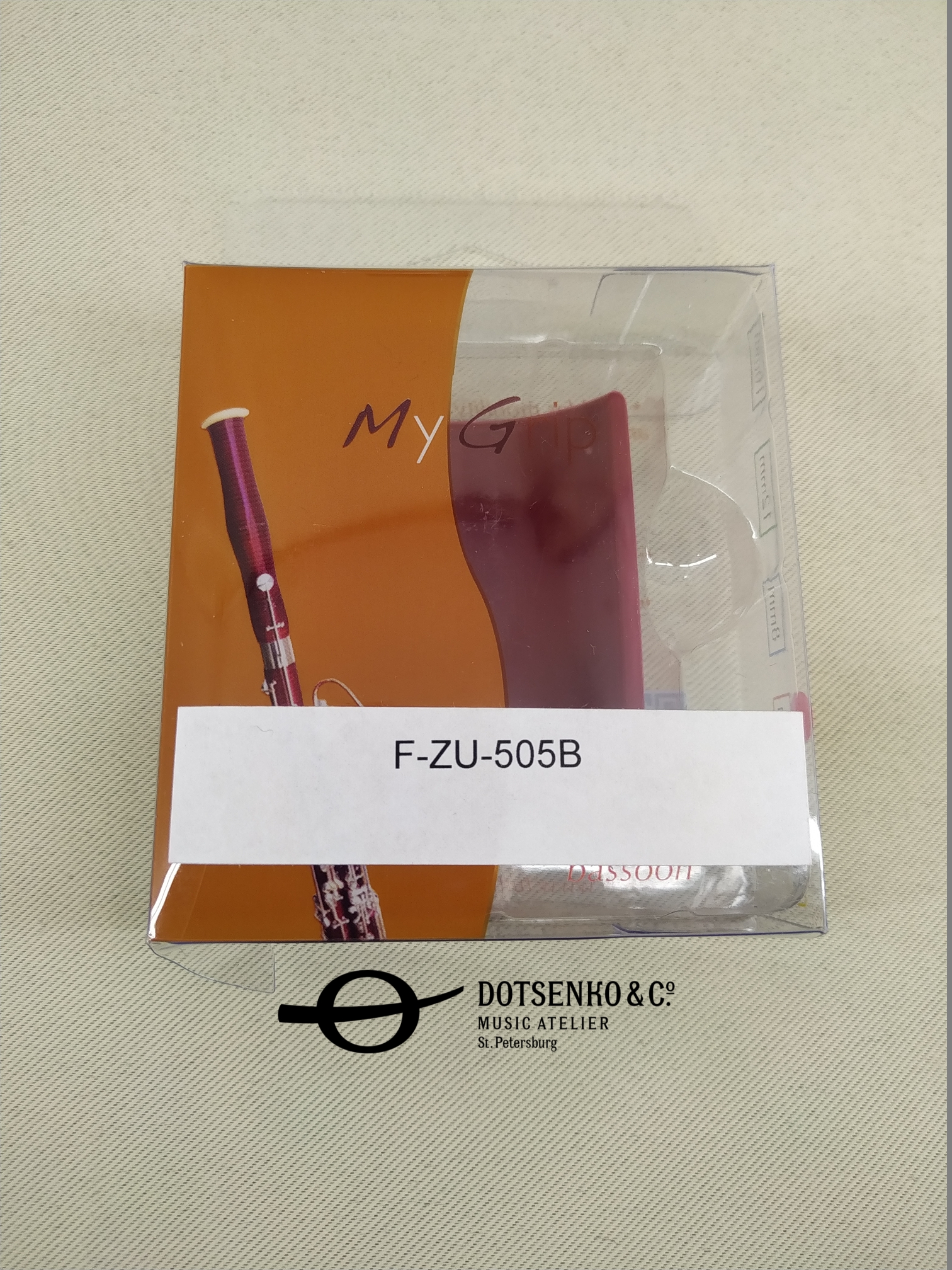 Упор под левую руку для Фагота oboes.ch, красный (5 мм)