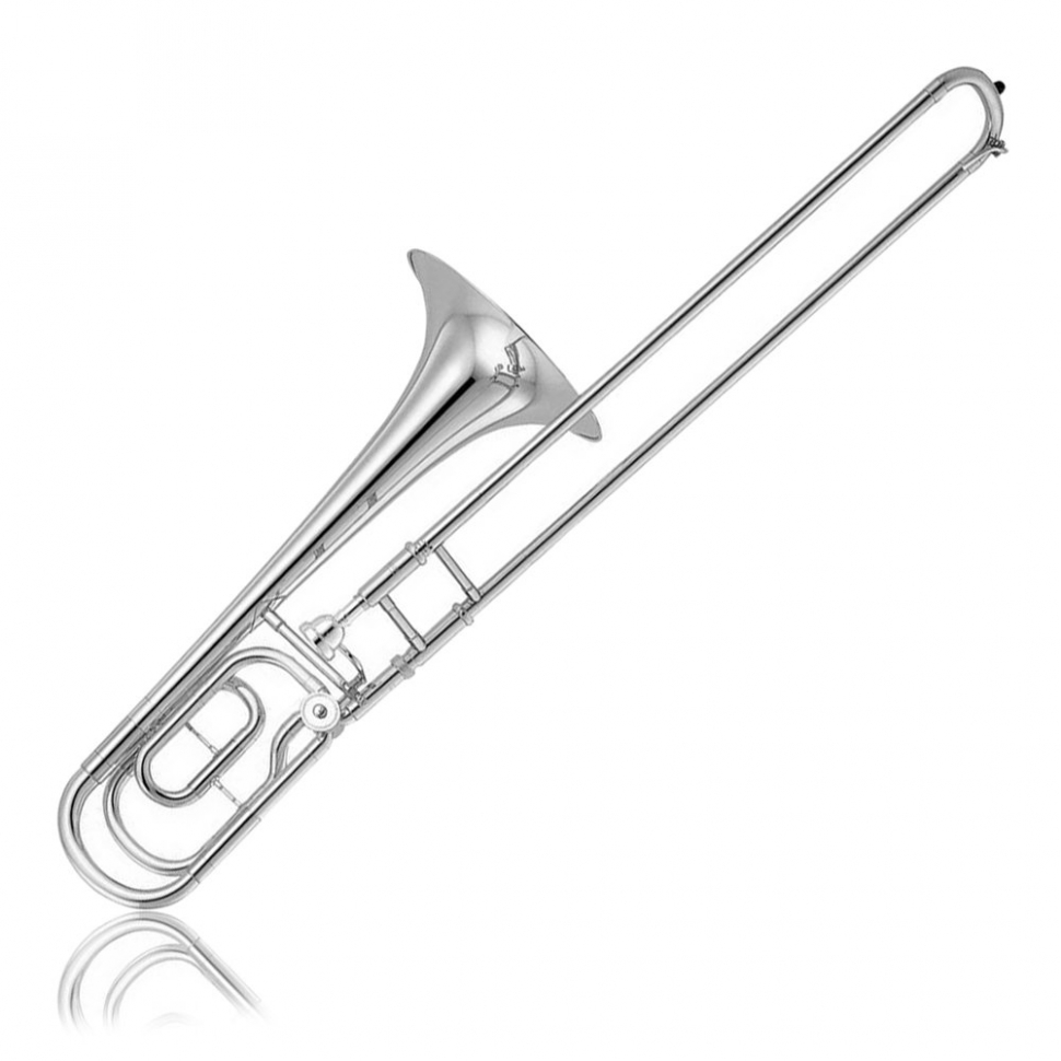 Бас-тромбон Yamaha YBL-421GS, стандартный, серебряное покрытие