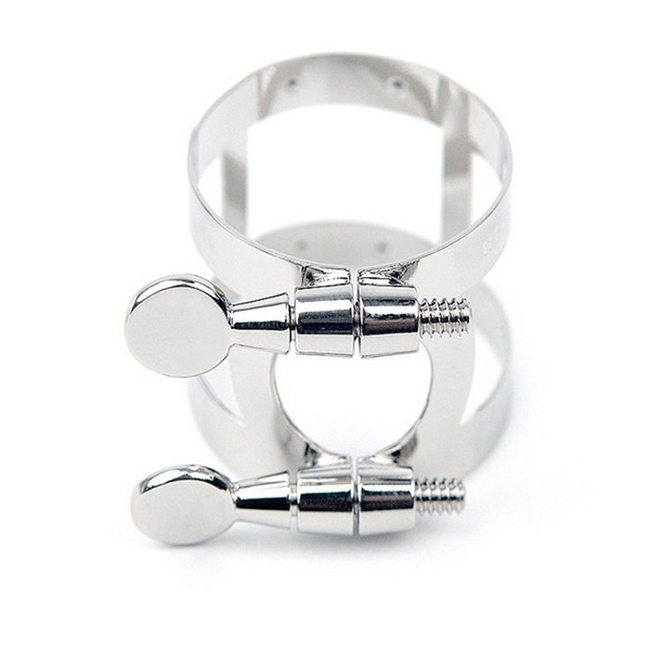 Лигатура для Сопрано-саксофона D'Addario, никелированная