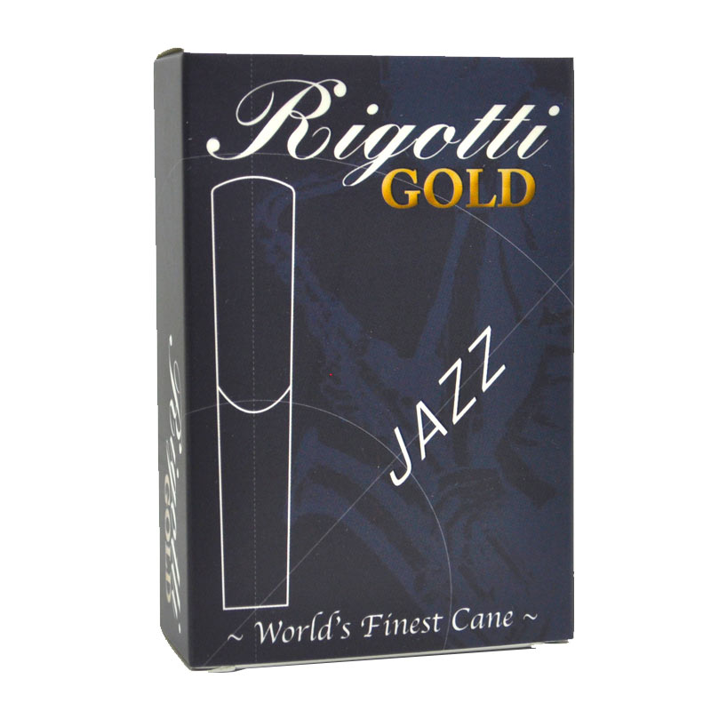 Трости для Альт-саксофона Rigotti jazz gold № 2,5 medium (10 шт)