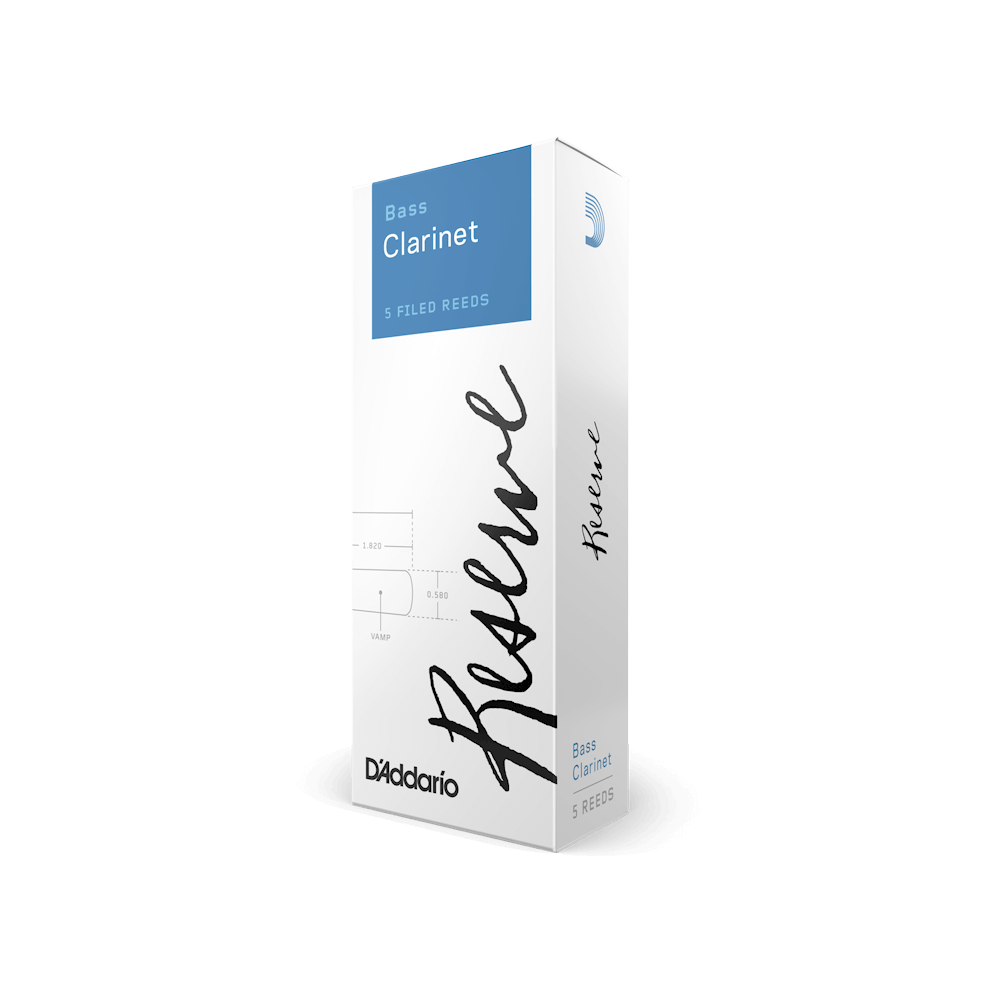 Трости для Бас-кларнета Bb D'Addario Reserve № 4 filed (5 шт.)