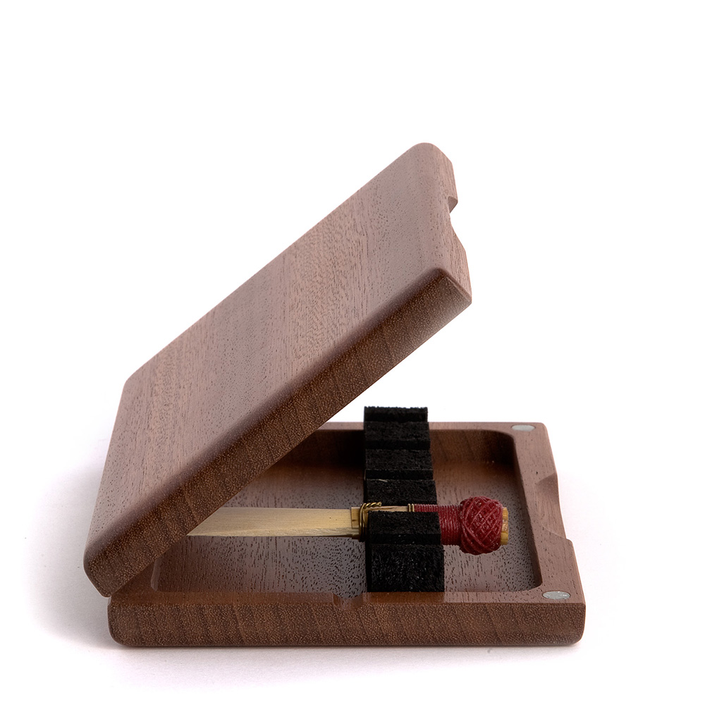 Футляр для тростей Контрафагота Reeds 'n Stuff, на 5 тростей, махагон