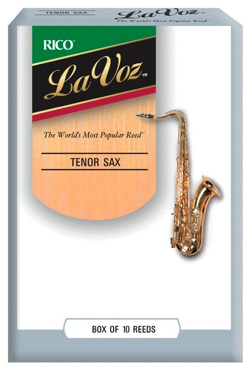 Трости для Тенор-саксофона D'Addario La Voz Medium, unfiled (10 шт.)