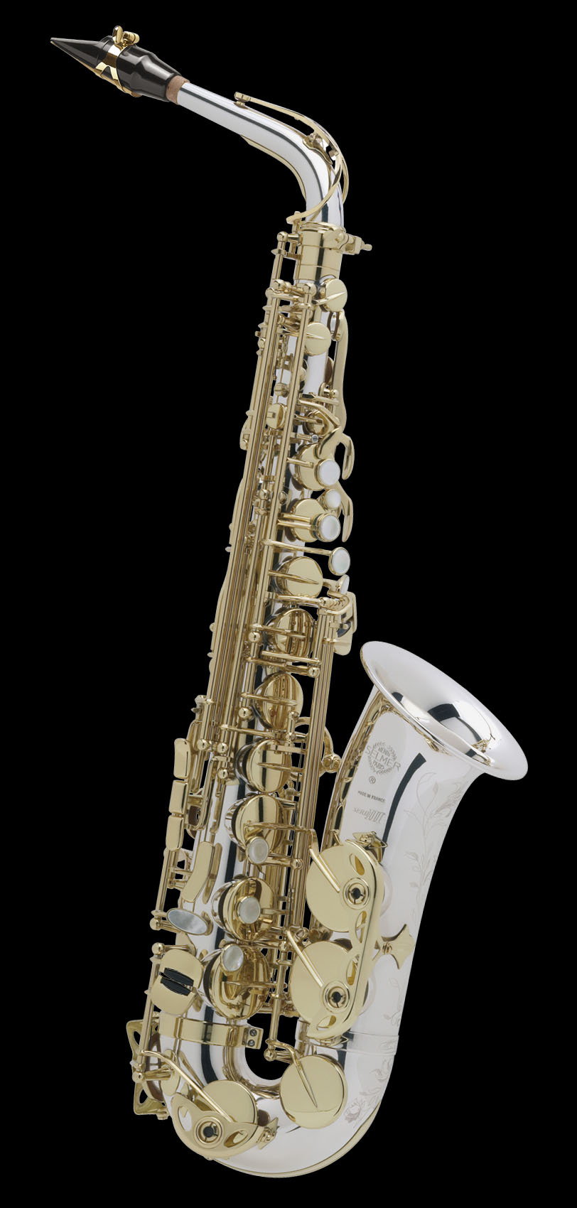 Альт-саксофон Selmer Series III AMG GO, профессиональный, серебро Sterling