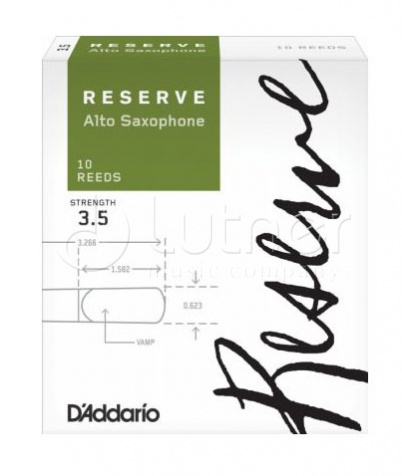 Трости для Альт-саксофона D'Addario Reserve № 3,5 filed (10 шт.)