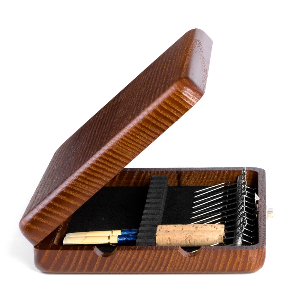 Футляр для тростей Гобоя Reeds 'n Stuff, на 12 тростей, махагон