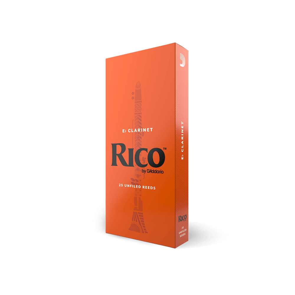Трости для Кларнета-пикколо Eb D'Addario Rico № 3 unfiled (25 шт.)