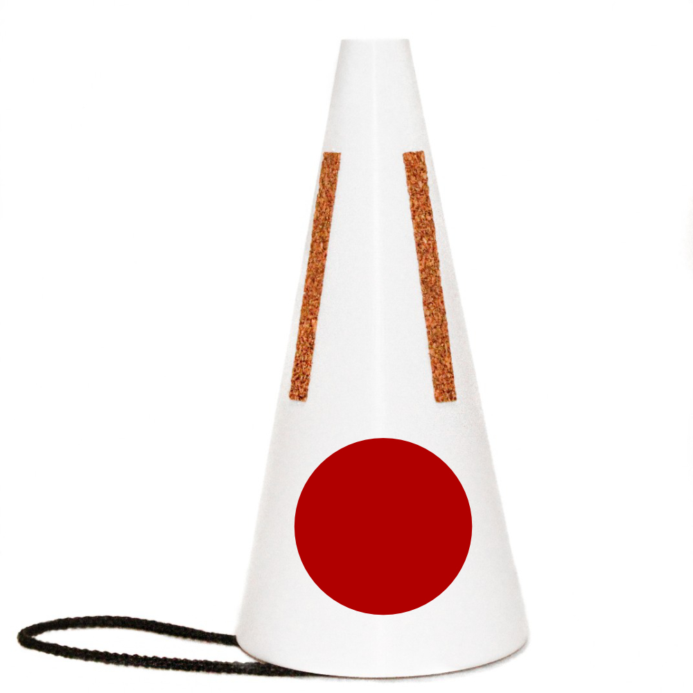 Сурдина для Валторны Alexmute, пластик, красная