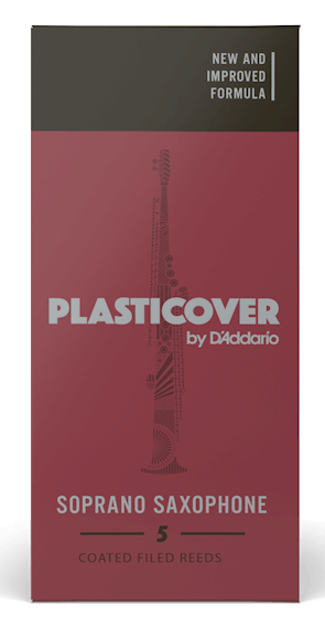 Трости для Сопрано-саксофона D'Addario Plasticover № 1,5 filed, с пластиковым покрытием (5 шт.)