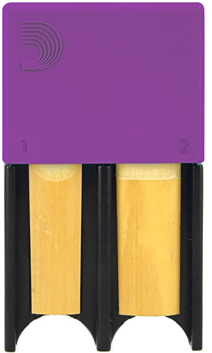 Футляр для тростей Кларнета Bb и Eb, Сопрано- и Альт-саксофона D'Addario Reed Guard, малый, фиолетовый