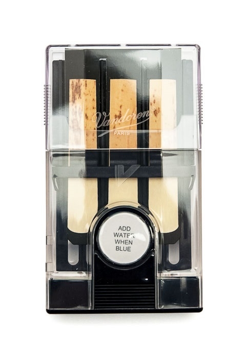 Футляр с контролем влажности для тростей Бас-кларнета, Тенор- и Баритон-саксофона Vandoren, на 6 тростей