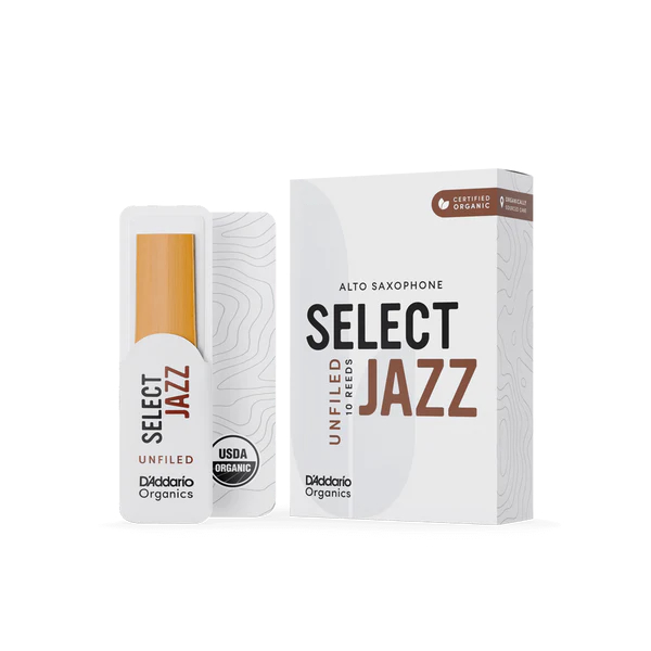 Трости для Альт-саксофона D'Addario Organic Select Jazz № 3 Soft, unfiled (1 шт.)