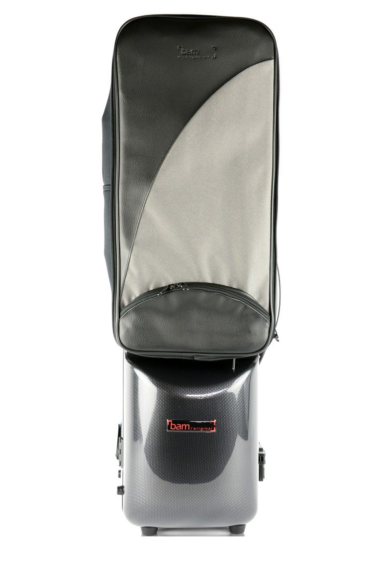 Футляр для Бас-кларнета Bb и пары Кларнетов Bb и A BAM HIGHTECH Black Carbon, до C