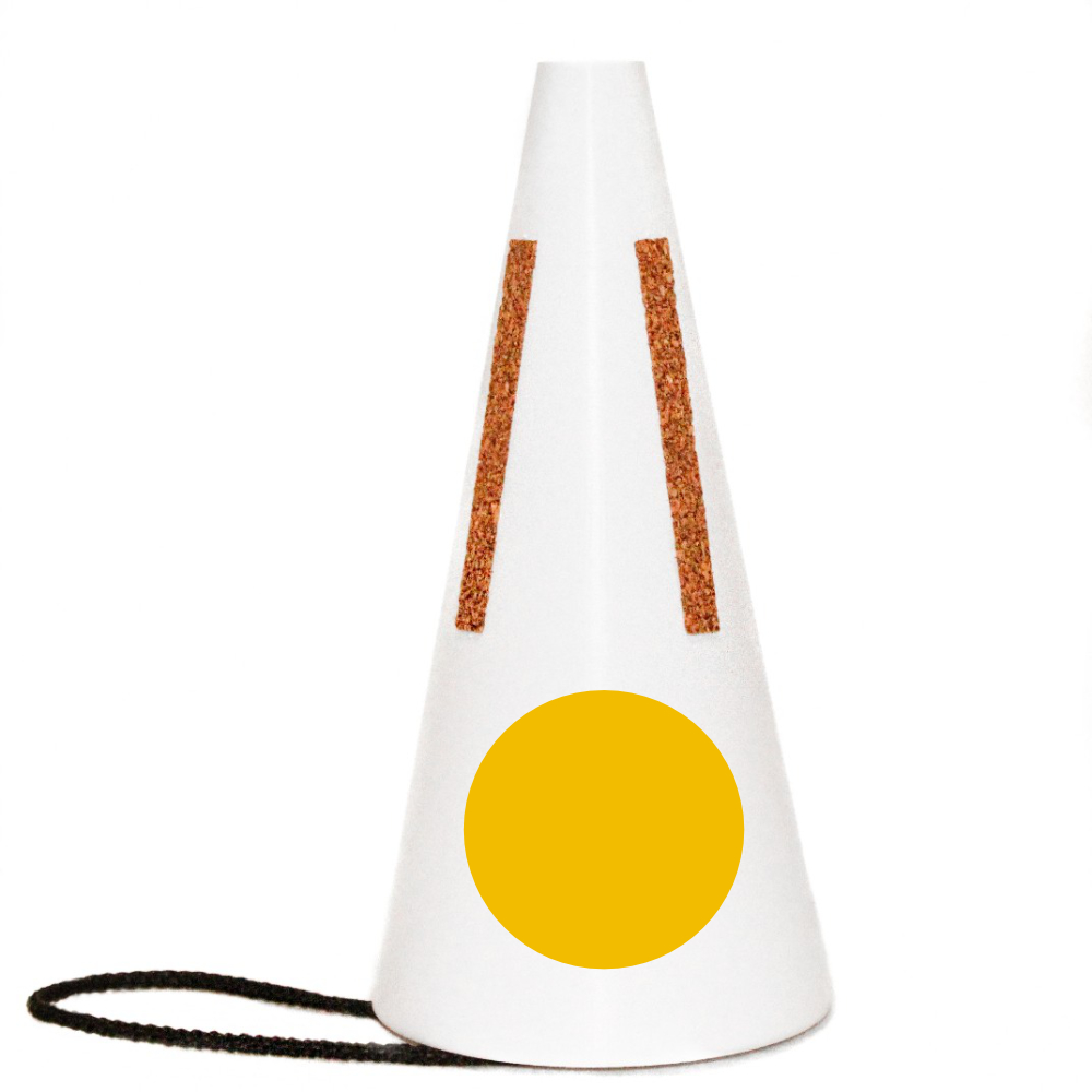 Сурдина для Валторны Alexmute, пластик, желтая