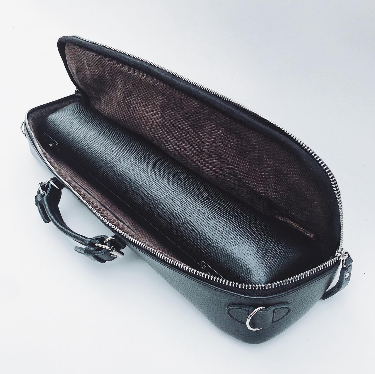 Кейс для Флейты SoloWay, кожа, черный