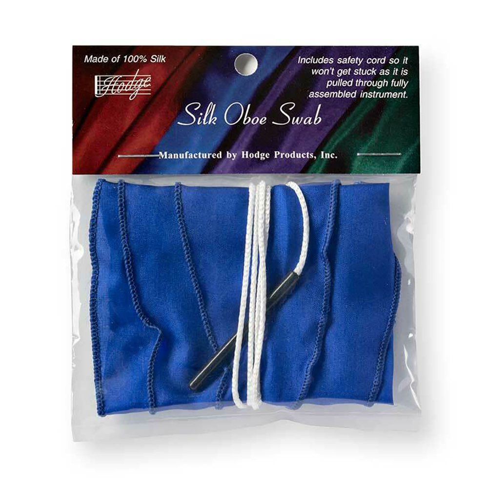 Салфетка для внутренней протирки Гобоя Hodge, шёлк, цвет синий