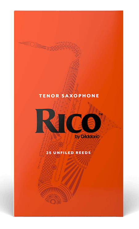 Трости для Тенор-саксофона D'Addario Rico № 2,5 unfiled (25 шт.)