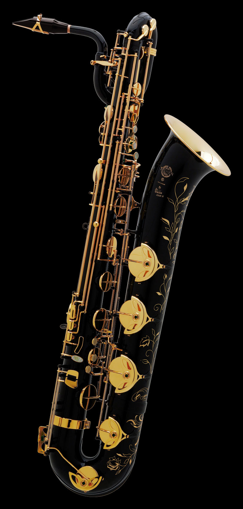 Баритон-саксофон Selmer Super Action 80 Series II NG GO, профессиональный, черный лак