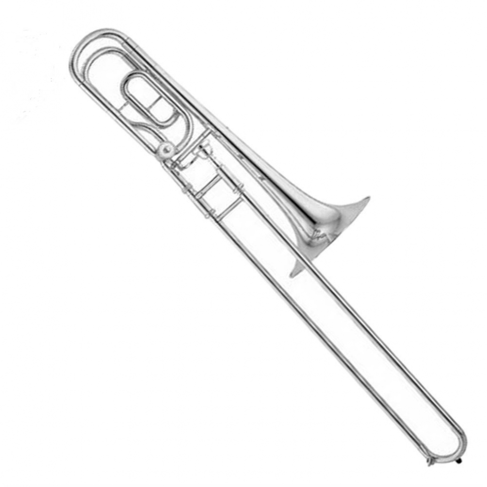 Бас-тромбон теноровый Yamaha YSL-356GS, стандартный, серебряное покрытие