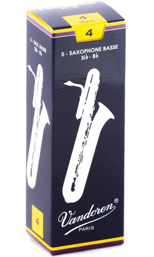 Трости для Бас-саксофона Vandoren Traditional № 4 (1 шт.)
