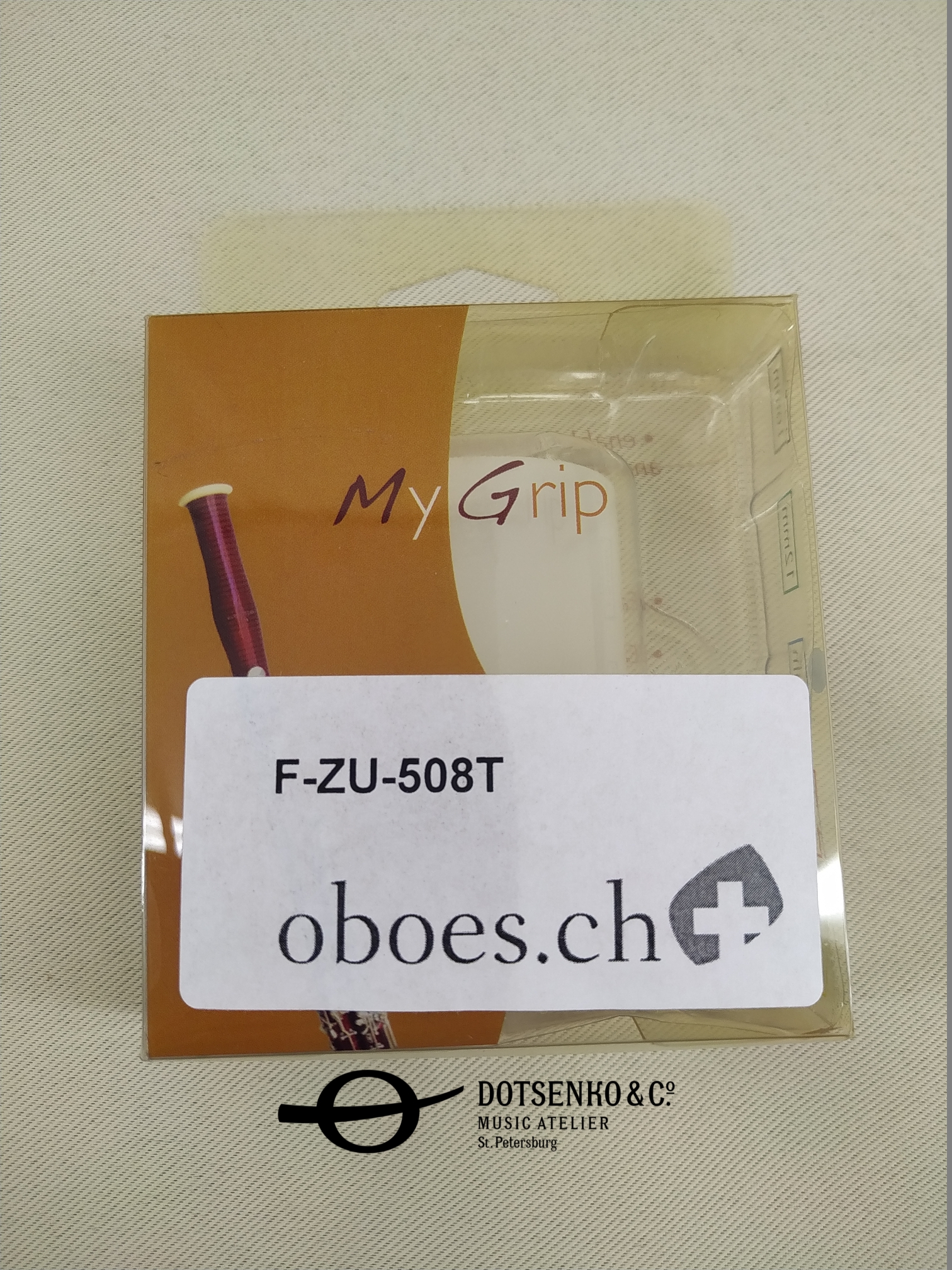 Упор под левую руку для Фагота oboes.ch, белый (8 мм)