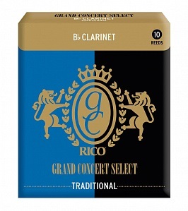 Трости для Кларнета Bb D'Addario Grand Concert Select Traditional № 2 filed (10 шт.)