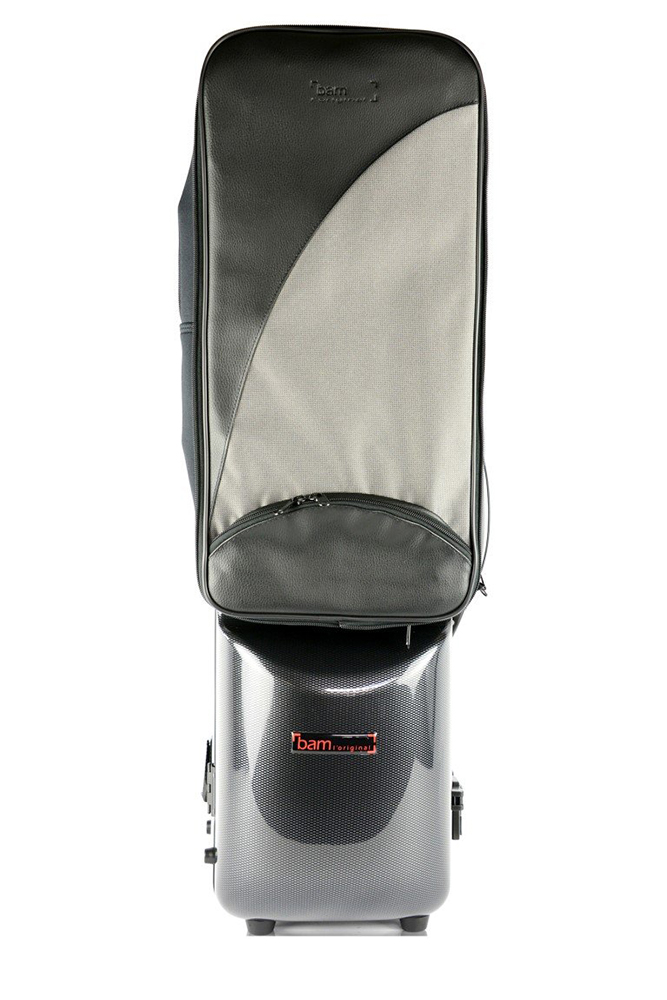 Футляр для Бас-кларнета Bb BAM HIGHTECH Black Carbon Look, до С