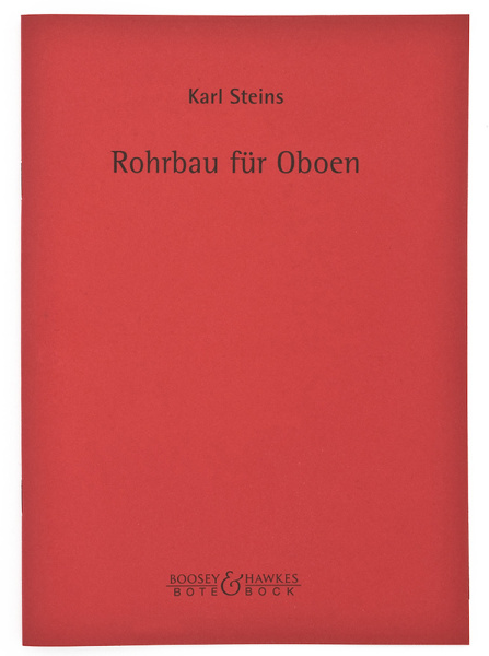 Книга "Book Rohrbau für Oboen" Karl Steins