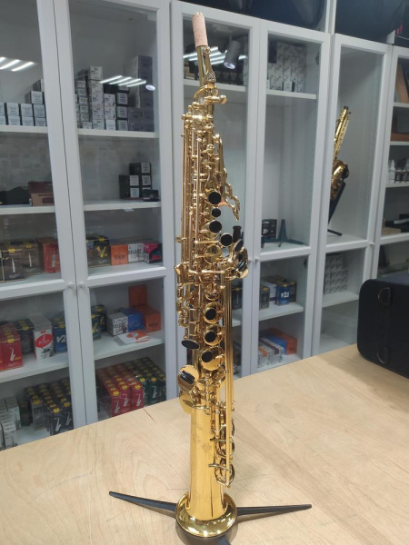 Сопрано-саксофон XYZ - Доценко и Ко. модель Pro, золотой лак