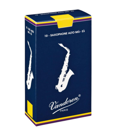 Трости для Альт-саксофона Vandoren Traditional № 1,5 (50 шт.)