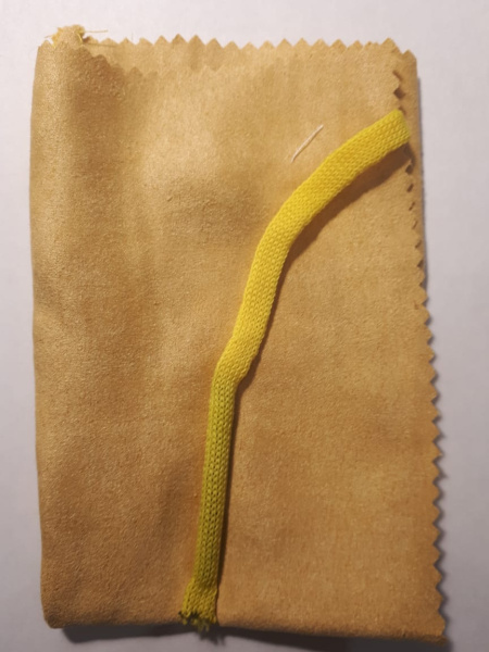 Салфетка для внутренней протирки Кларнета EasyMusic, желтая