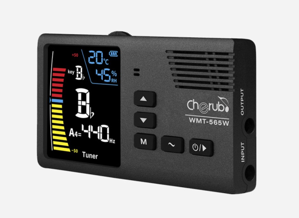 Метроном/тюнер/тон-генератор Cherub WMT-565W, для духовых инструментов