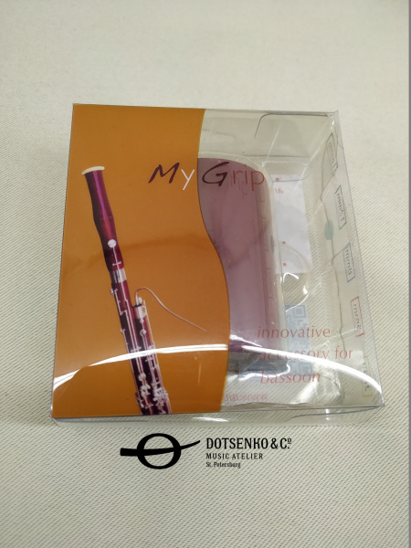 Упор под левую руку для Фагота oboes.ch, красный (12 мм)