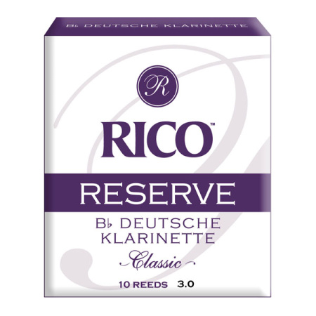 Трости для Кларнета Bb D'Addario Reserve Classic German № 3 (10 шт)