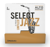 Трости для Альт-саксофона D'Addario Select Jazz № 2 Hard, unfiled, в индивидуальной упаковке (25 шт.)