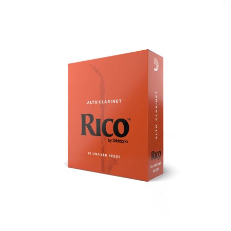 Трости для Альтового кларнета D'Addario Rico № 1,5 unfiled (10 шт.)