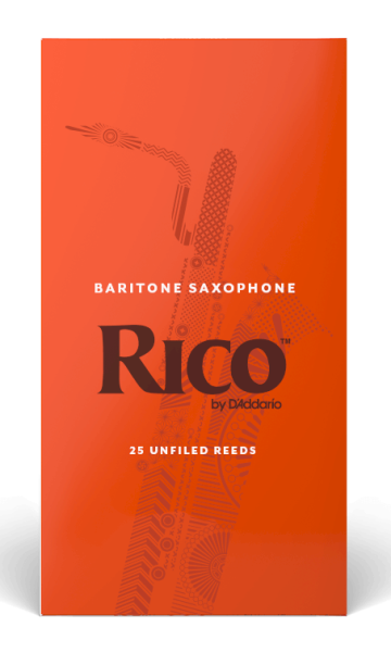 Трости для Баритон-саксофона D'Addario Rico № 3,5 unfiled (25 шт.)