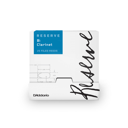 Трости для Кларнета Bb D'Addario Reserve № 3,5 filed (25 шт.)