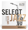 Трости для Альт-саксофона D'Addario Select Jazz № 3 Medium, unfiled  (10 шт.)